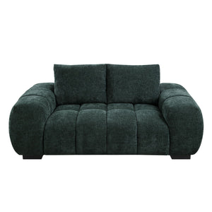 Ferrand - Chenille Loveseat - Green by Couch.com