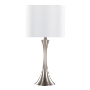 Lenuxe - Contemporary Semi Gloss Table Lamp (Set of 2) by Couch.com