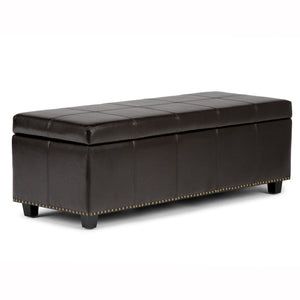 Kingsley - Upholstered Large Storage Ottoman by Couch.com