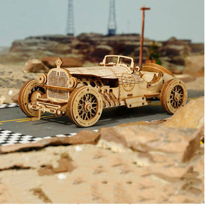 3D Wooden Puzzle Train Model DIY Wooden Train Toy Mechanical Train Model Kit Assembly Model Home Decoration Crafts