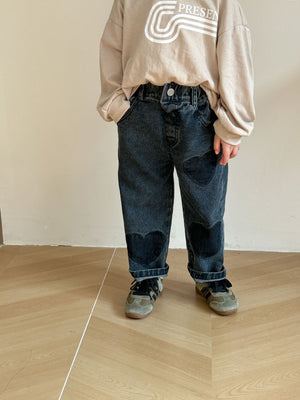 Children Soft Jeans Casual Straight Trousers
