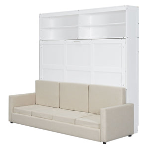 Murphy Wall Bed With Sofa by Couch.com