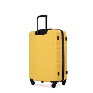 3 Piece Luggage Sets Lightweight Suitcase With Two Hooks, Spinner Wheels, Tsa Lock, Durable Hard Shell by Couch.com