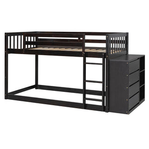 Bunk Bed With 4 Drawers And 3 Shelves by Couch.com