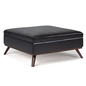 Owen - Multifunctional Square Coffee Table Storage Ottoman by Couch.com