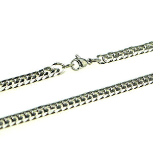 Luxury Miami Stainless Steel Chain Bracelets For  Men Flat Curb Bracelet Hip Hop Rock Sports Jewelry Style