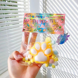 Decompress Squeezing Toy Cat's Paw Pressure Reduction Toy