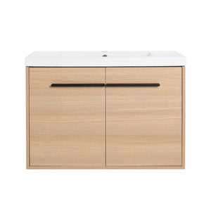 Bathroom Vanity Set With Resin Countertop Sink, 2 Doors by Couch.com