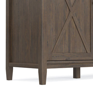Ela - Wide Storage Cabinet - Smoky Brown by Couch.com