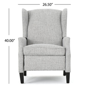 Westeros Wing Back Fabric Upholstered Recliner