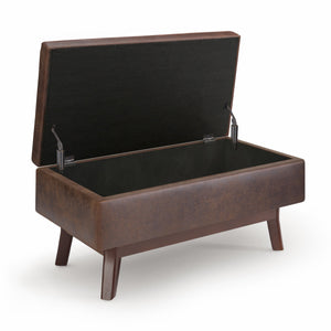 Owen - Upholstered Rectangular Storage Ottoman by Couch.com