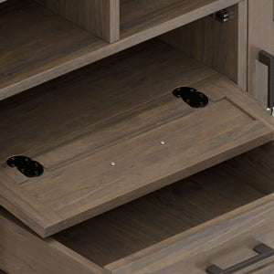 Ela - TV Media Stand - Smoky Brown by Couch.com