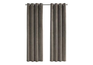 2 Pieces Set, Curtain Panel, Room Darkening, Grommet, Contemporary & Modern by Couch.com