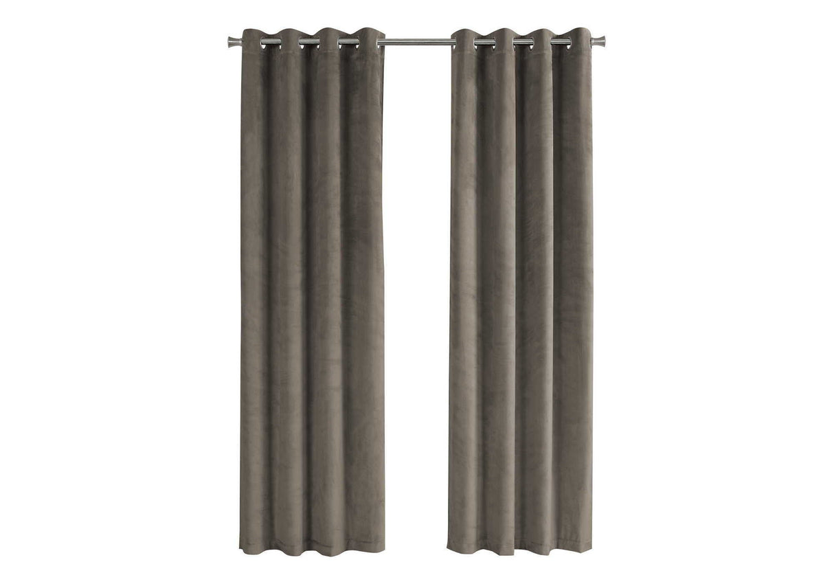 2 Pieces Set, Curtain Panel, Room Darkening, Grommet, Contemporary & Modern by Couch.com