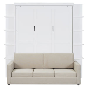 Murphy Bed Space Saving Wall Bed With Sofa by Couch.com