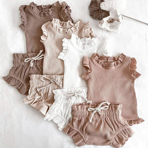 Baby Bodysuit Long Sleeve Triangle Bag Fart