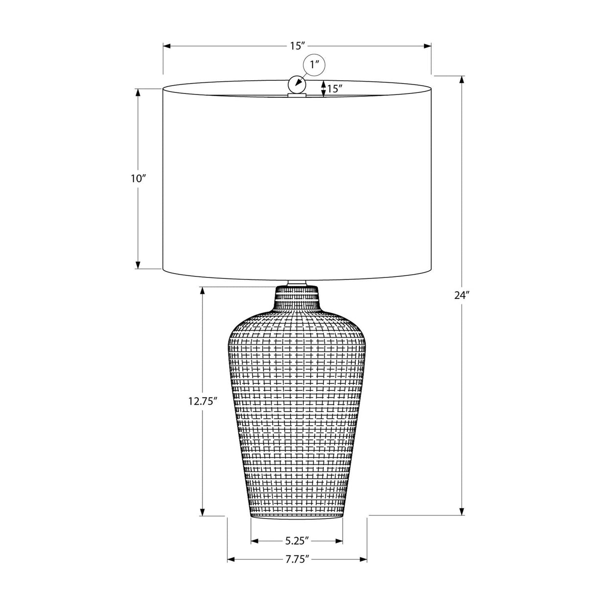 Table Lamp, Lighting, Contemporary - Black