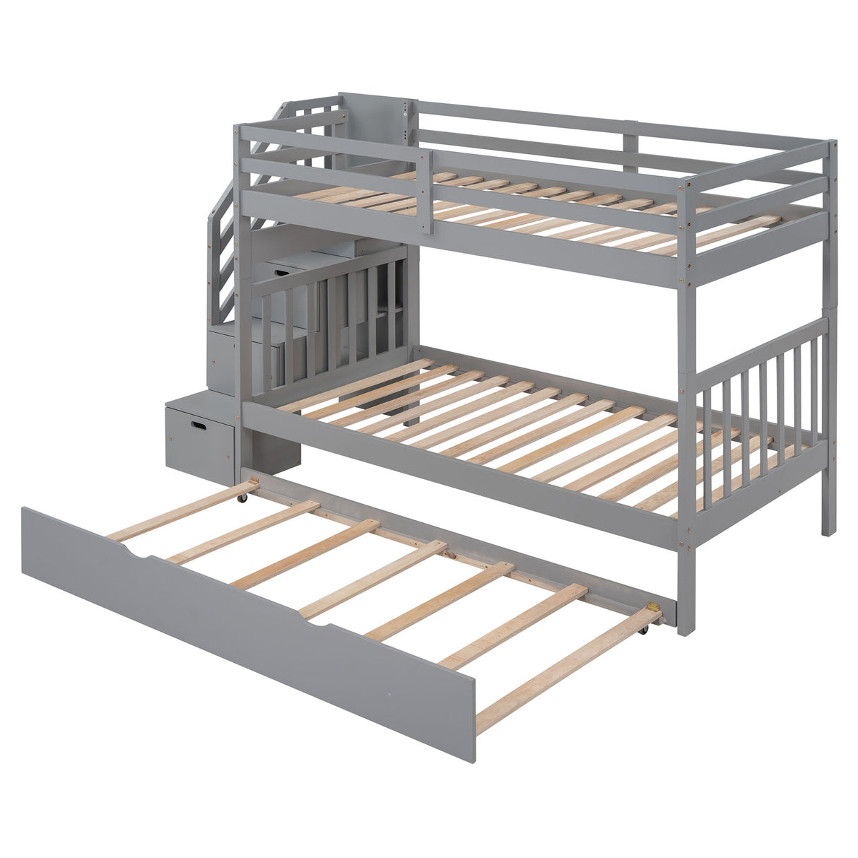 Bunk Bed With Twin Size Trundle by Couch.com
