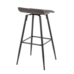 Ale - Contemporary Fixed-Height Bar Stool (Set of 2) by Couch.com
