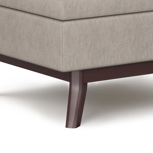 Owen - Upholstered Rectangular Storage Ottoman by Couch.com