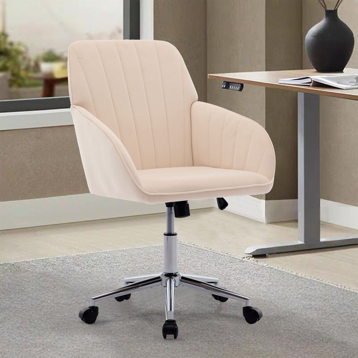 Adjustable Ergonomic Office Chair, Swivel Backrest Seat by Couch.com