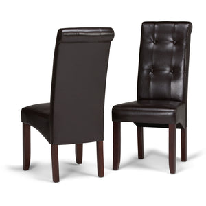 Cosmopolitan - Deluxe Tufted Parson Upholstered Chair (Set of 2) by Couch.com