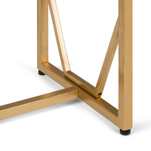 Selma - Handcrafted Metal And Wood Accent Table by Couch.com