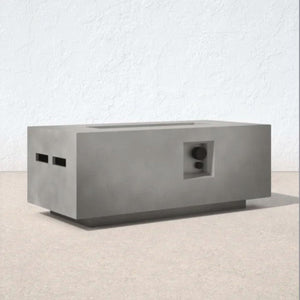 Propane Outdoor Durable Fire Pit Table - Gray