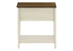 Accent End Table, 2 Tier, Narrow, Lamp, Storage Drawer, Charming Design by Couch.com