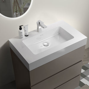 Alice - Bathroom Vanity With Sink, Large Storage Freestanding Bathroom Vanity For Modern Bathroom, One-Piece Sink Basin Without Drain And Faucet by Couch.com