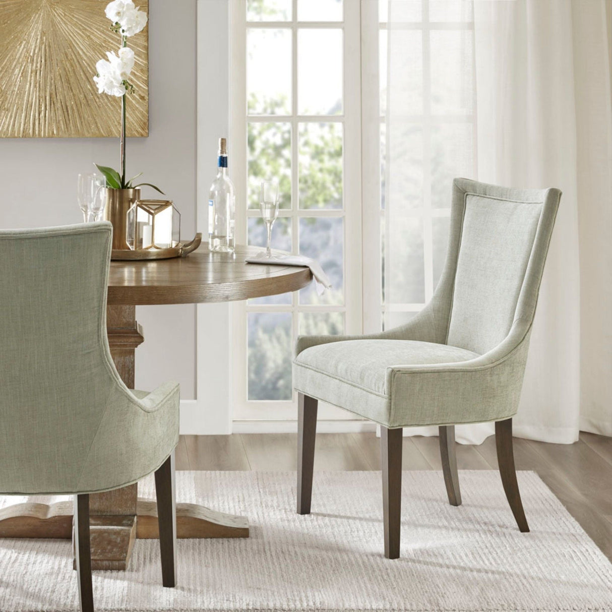 Ultra - Dining Side Chair With Chenille Upholstery (Set of 2) by Couch.com