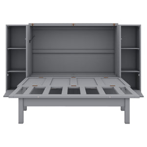 Murphy Bed With Shelves, Drawers And USB Ports by Couch.com