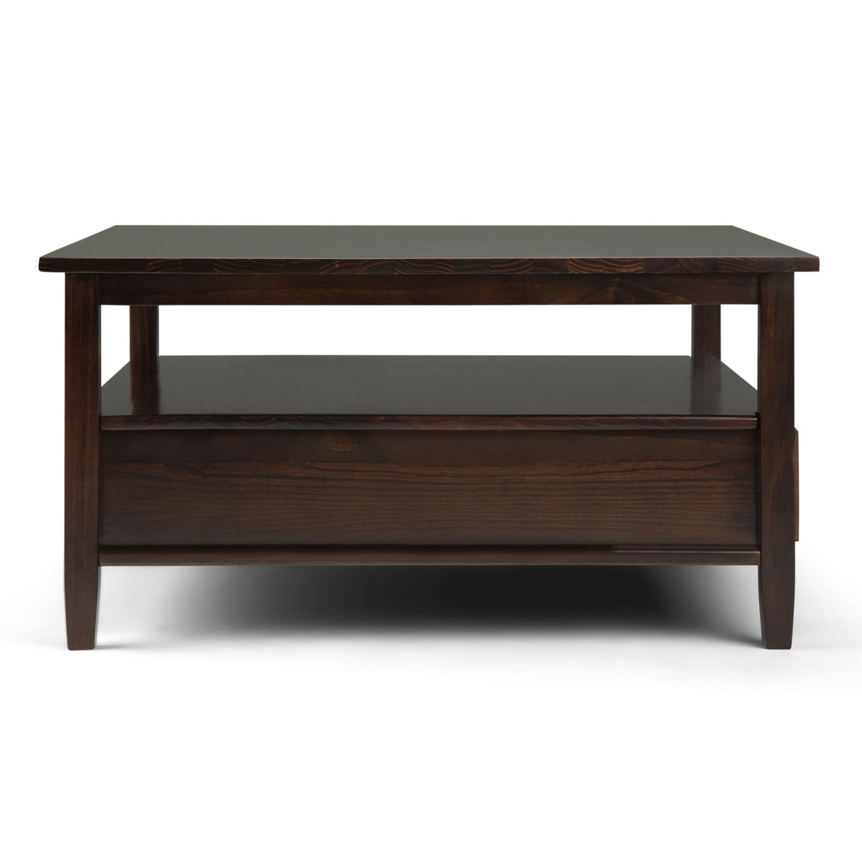 Warm Shaker - Square Coffee Table - Tobacco Brown by Couch.com