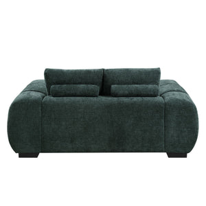 Ferrand - Chenille Loveseat - Green by Couch.com
