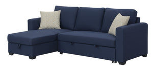 Pensole - Reversible Pop - Up Sleeper Sectional by Couch.com