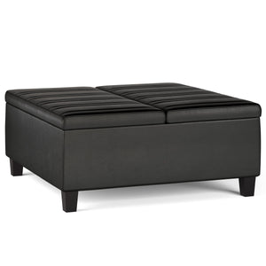 Ellis - Coffee Table Storage Ottoman Contemporary Design by Couch.com