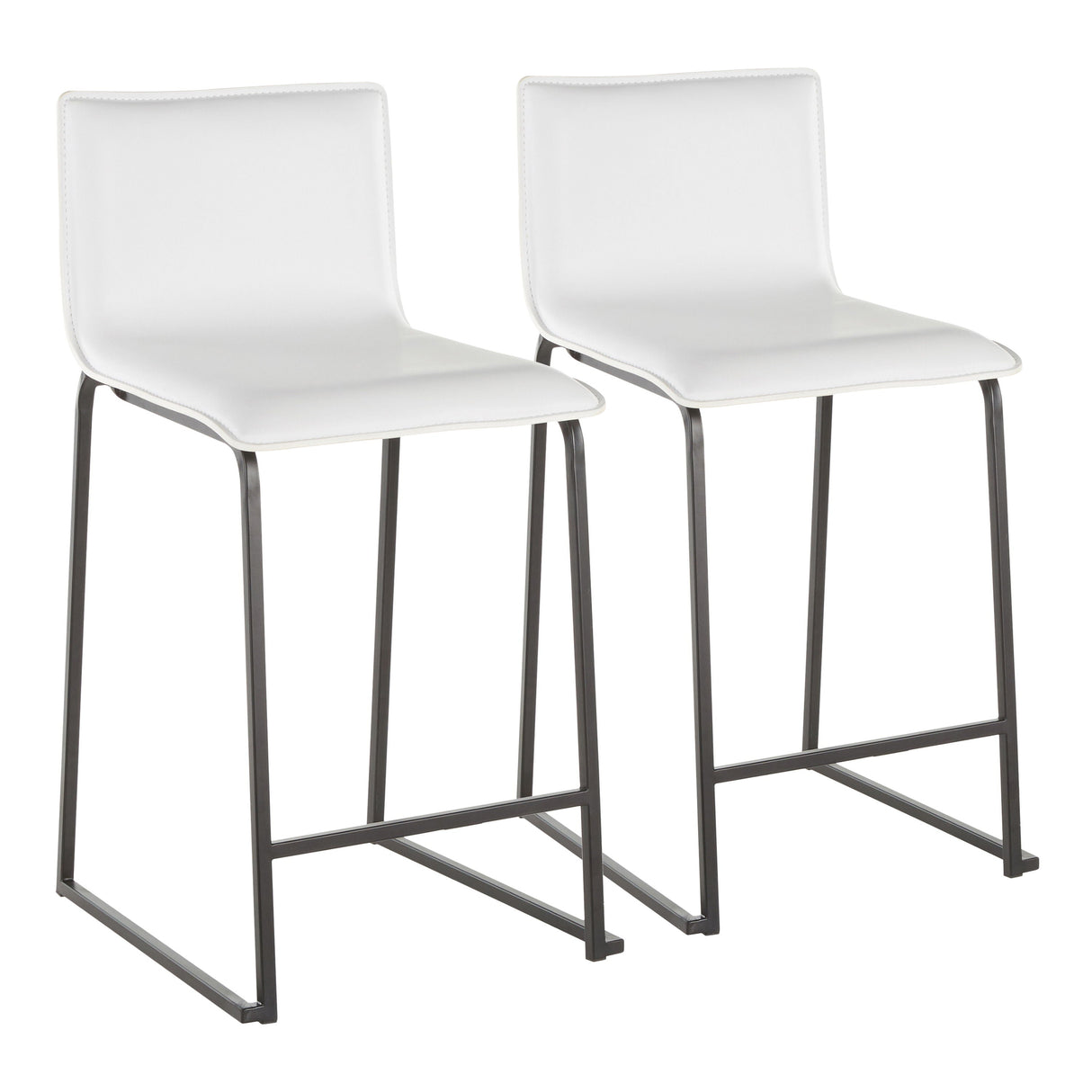 Mara - Upholstered Contemporary Counter Stool (Set of 2) by Couch.com