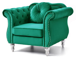 Chic Transitional Flared Arm Chair by Couch.com