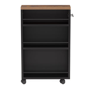 4 Tier Narrow Rolling Kitchen Slim Storage Cart
