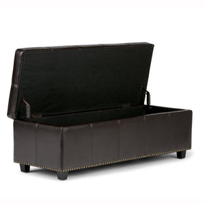 Kingsley - Upholstered Large Storage Ottoman by Couch.com