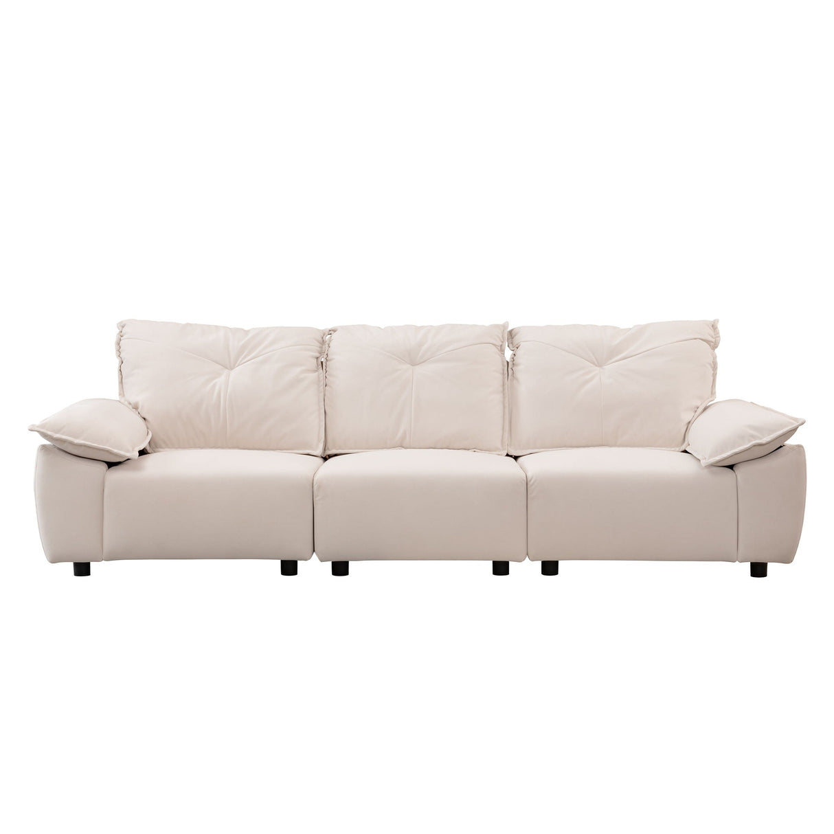 Modern Sofa With Removable Pillowcase And Backrest by Couch.com