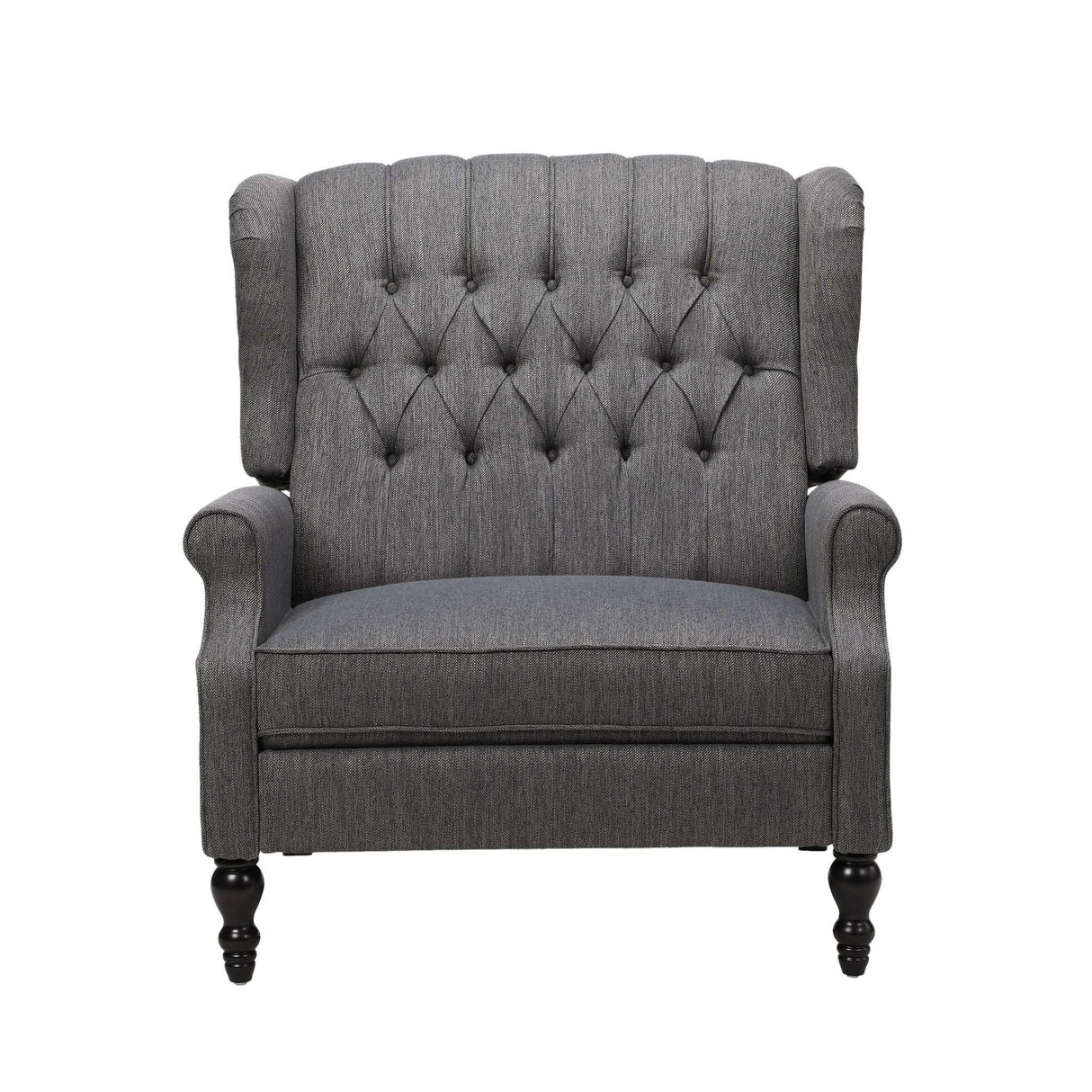 Dunham Contemporary Fabric Tufted Oversized Pushback Recliner