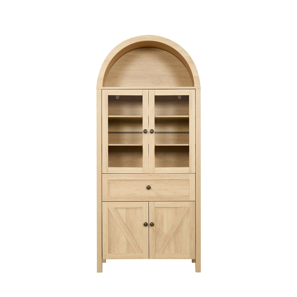 Retro Dome Cabinet With Large Storage Space