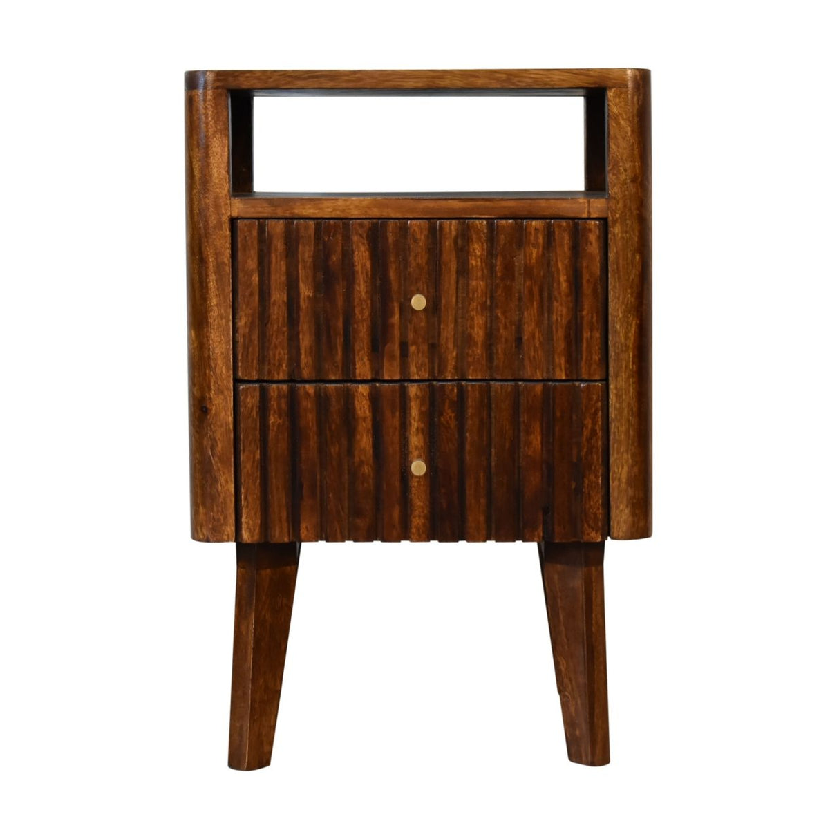 Reeve - Nightstand, 2 Drawers - Chestnut by Couch.com
