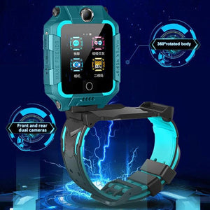2G/4G Kids Smart Watch Phone Call Digital Screen Waterproof Wristwatch GPS Locator Smart Watch With Dual Camera Pedometer Touchscreen Kids Watch With MP3 Music Player Video Recorder Toddlers Toys Birthday Gift For Children