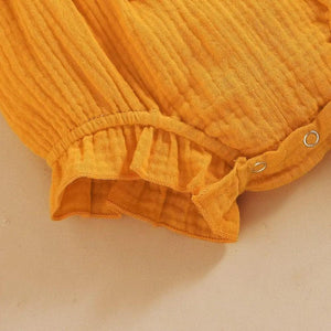 2Pc Summer Newborn Baby Girls Romper Headband Ruffles Sleeveless Clothes - Ruffle Romper Baby girl clothes