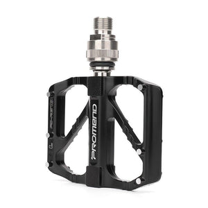 2pcs Bicycle Pedal Mountain Bike Aluminum Alloy Bearing Pedal Non-Slip Quick Release Platform Pedal Accessories Pedals Bicycle Flat Pedals Aluminum 9/16" Sealed Bearing Lightweight Platform For Road Mountain
