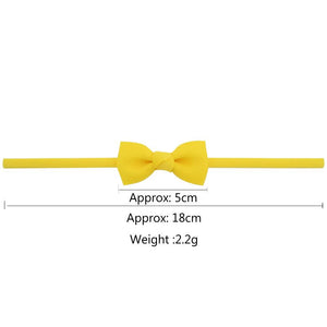 2Pcs/lot Baby Girls Headband Infant Hair Accessories Cloth Tie Bows Headwear Tiara Gift Toddlers bandage Ribbon Newborn Headwrap Gorgeous Hair Accessories For Babies
