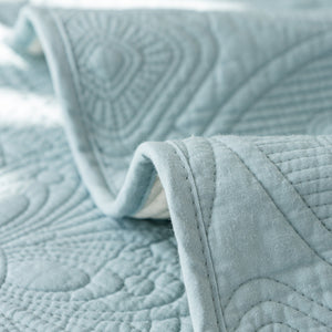 Cotton Quilted Sofa Cover, Non-Slip Couch Protector Fits Backrest, Seat & Armrest