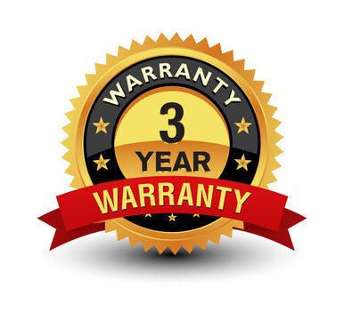 3-Year Warranty
